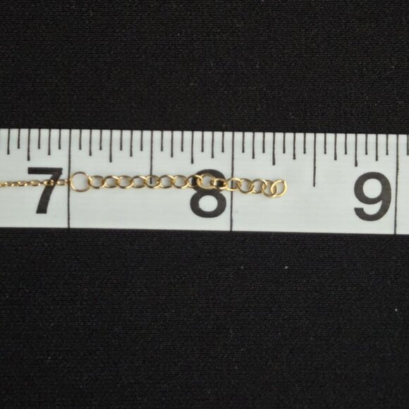 Gold long/adjustable bracelet and or anklet part 2 - Picture 12 of 13